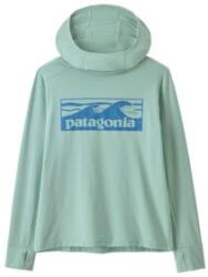Patagonia Cap Silkweight Hoody Kids Hanorac Boardshort Logo Tones: Thin Ice XS