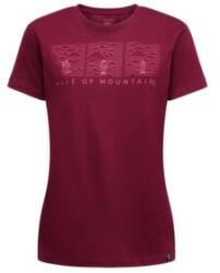 La Sportiva MADE OF MOUNTAIN Women Tricou cu mânecă scurtă Redwood/Azalea M