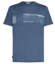 Icebreaker Merino 150 Tech Lite SS Tee Elevation Line Men Tricou cu mânecă scurtă DAWN L