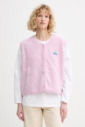American Vintage ujjatlan kabát női polár - rózsaszín M/L - answear - 54 990 Ft