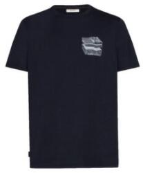 Icebreaker Merino 150 Tech Lite SS Tee Evolving Layers Men Tricou cu mânecă scurtă Midnight Navy XXL