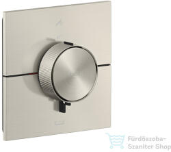 Hansgrohe AXOR SHOWERSELECT ID Square falsík alatti termosztátos kád/zuhany csaptelep biztonsági kombinációval, rozsdamentes acél hatású 36753800 (36753800)