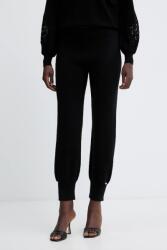 Twinset melegítőnadrág gyapjúkeverékkel - fekete XS