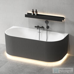 Wellis Calabria Slim Linear Black 170x80 félszabadon álló kád, fekete WK00225 (WK00225)