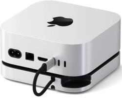 Satechi Suport Satechi si Hub pentru Mac, Mini, M4 cu slot SSD ST-GNMMES (Alb) (ST-GNMMES)