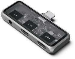 Satechi Hub de docking Satechi ST-HXRAJM, USB-C PD 100 W, USB-C DP1.4, Audio I/O 3.5mm (Gri) (ST-HXRAJM)