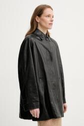 Bally bőrdzseki - fekete M