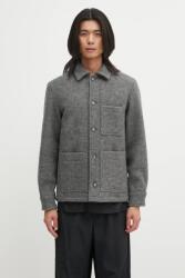 APC A. P. C. gyapjú dzseki veste emile logo - szürke M