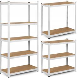  Salgó polc, 5 szintes 180x90x40cm, fehér