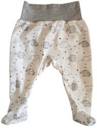  Pamut, mintás pocaknadrág (56) Szürke Elefánt