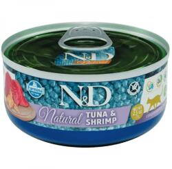 N&D Ocean cat konzerv tonhal & garnélarák 12x70g