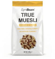 GymBeam True Muesli 500 g ciocolată - banane