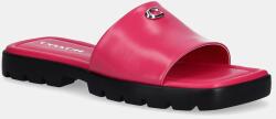 Coach bőr papucs Florence - rózsaszín Női 36