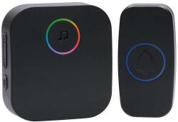 Solight 1L80 vezeték nélküli csengő konnektorba, 180m, learning code, fekete