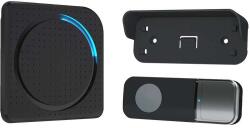 Solight 1L67 vezeték nélküli csengő konnektorba, 200m, learning code, fekete