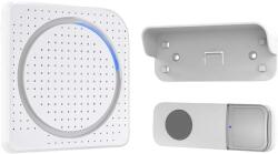 Solight 1L68 vezeték nélküli elemes csengő, 200m, learning code, fehér