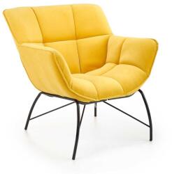 Halmar Belton fotel, sárga
