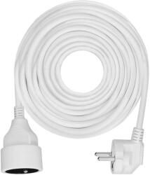 Solight Hosszabbító kábel csatlakozóval 1 aljzattal - 15m, 3x1, 5, fehér
