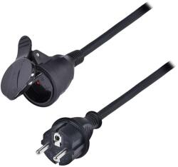 Solight Kültéri hosszabbító kábel csatlakozóval 1 aljzattal - 20m, 3x2, 5, fekete