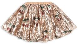 Konges Sløjd gyerek szoknya STARLA SEQUIN SKIRT - bézs 122-128