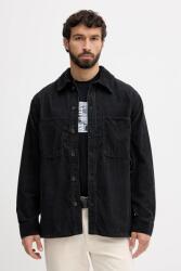 Giorgio Armani kordbársony ing - sötétkék L