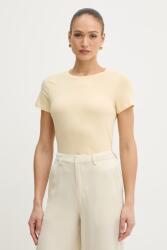 Weekend Max Mara t-shirt MULTIF - sárga M