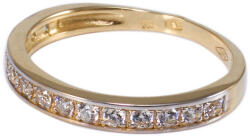 Ékszershop Kősoros arany eljegyzési gyűrű (P-2,5LKS) - ekszershop - 116 280 Ft