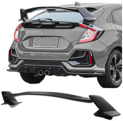 Honda Civic FK 2016-2020 TypeR stílusú matt - lakk fekete csomagtartó spoiler