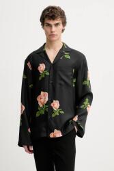 Nanushka selyem ing NM25PFTP01499 - fekete L