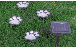 Masterled Mancs alakú napelemes 4 LED-es, 4, 7 m hosszúságú fényfüzér MasterLED (LEDM 3645)