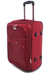 ORMI bordó két kerekű közepes textil bőrönd