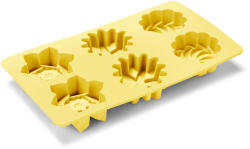 Tchibo - Szilikon virág alakú sütőforma - sárga