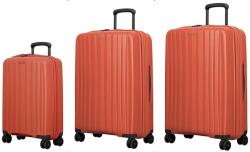 JUMP ENAIS törhetetlen okkersárga három részes bőrönd szett STA20-OKKER szett - borond-aruhaz