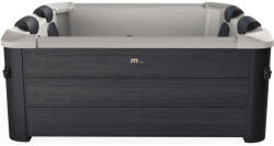 MSpa Jakuzzi, MSpa Frame Oslo Aero PLUS, 6 személyes, 1150 l, 180 x 180 x 65 cm, duál masszázsrendszer, LED világítás, UVC fertőtlenítés, erősített PVC (8050655)