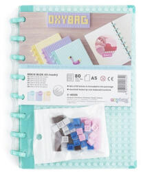 KARTON P+P Spirálfüzet vonalas OXY lego design A/5 80 lapos kék (3-40226) - robbitairodaszer