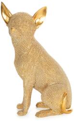 EUROFIRANY Eldo2 kutya szobor Arany 16x11x26 cm