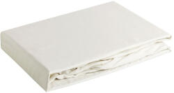 EUROFIRANY Nova3 pamut-szatén gumis lepedő Krémszín 180x200 cm +30 cm