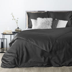 Eurofirany Nova3 fekete ágyneműhuzat pamut-szatén 180x200 cm - 70x80 cm 2db