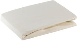 EUROFIRANY Jersey pamut gumis lepedő Bézs 140x200 cm +30 cm