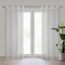 EUROFIRANY Abi hálós szerkezetű dekor függöny Fehér 140x250 cm