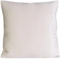 Eurofirany Sofia bársony párnahuzat Krémszín 45x45 cm