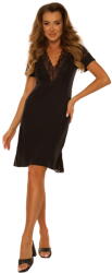 De Lafense Cămașă de noapte DE LAFENSE 040 NADIA negru: 4XL (33245 4XL)