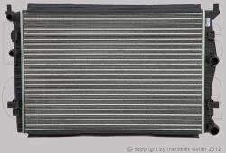 Audi A3 2016-2020 3ajtós - Vízhűtő (650x448x23)