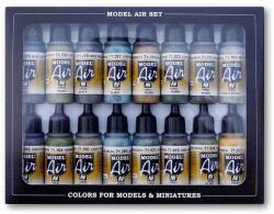 Acrylicos Vallejo Vallejo 71.193 RLM set airbrush festék készlet 16x17 ml (571193-71193)
