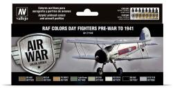  Vallejo 71.149 Day Fighters Pre-War to 1941 airbrush festék készlet 8x17 ml () (571149)