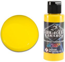 CreateX Colors Wicked W080 sárga fedő airbrush festék 60ml (WICKED W080) (W080-HANSAYELLOW.60)