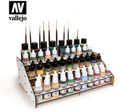 Acrylicos Vallejo Vallejo 26.007 Állvány festékszóró festékekhez és ecsetekhez, 34 x 22 cm () (26007)