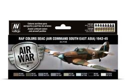 Acrylicos Vallejo Vallejo 71.146 Air Command South East Asia airbrush festék készlet 8x17 ml () (571146)