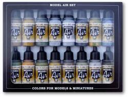  Vallejo 71.185 USAAF Aircraft WWII airbrush festék készlet 16x17 ml () (571185-71185)