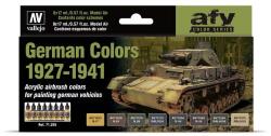 Acrylicos Vallejo Vallejo 71205 German 1927-1941 airbrush festék készlet, 8x17 ml () (571205-71205)
